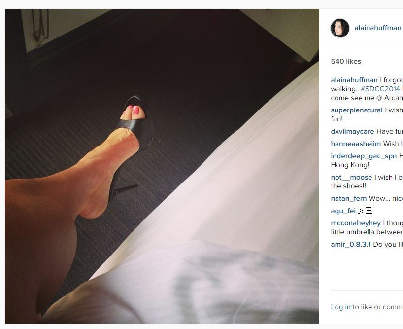 Alaina Huffman Feet