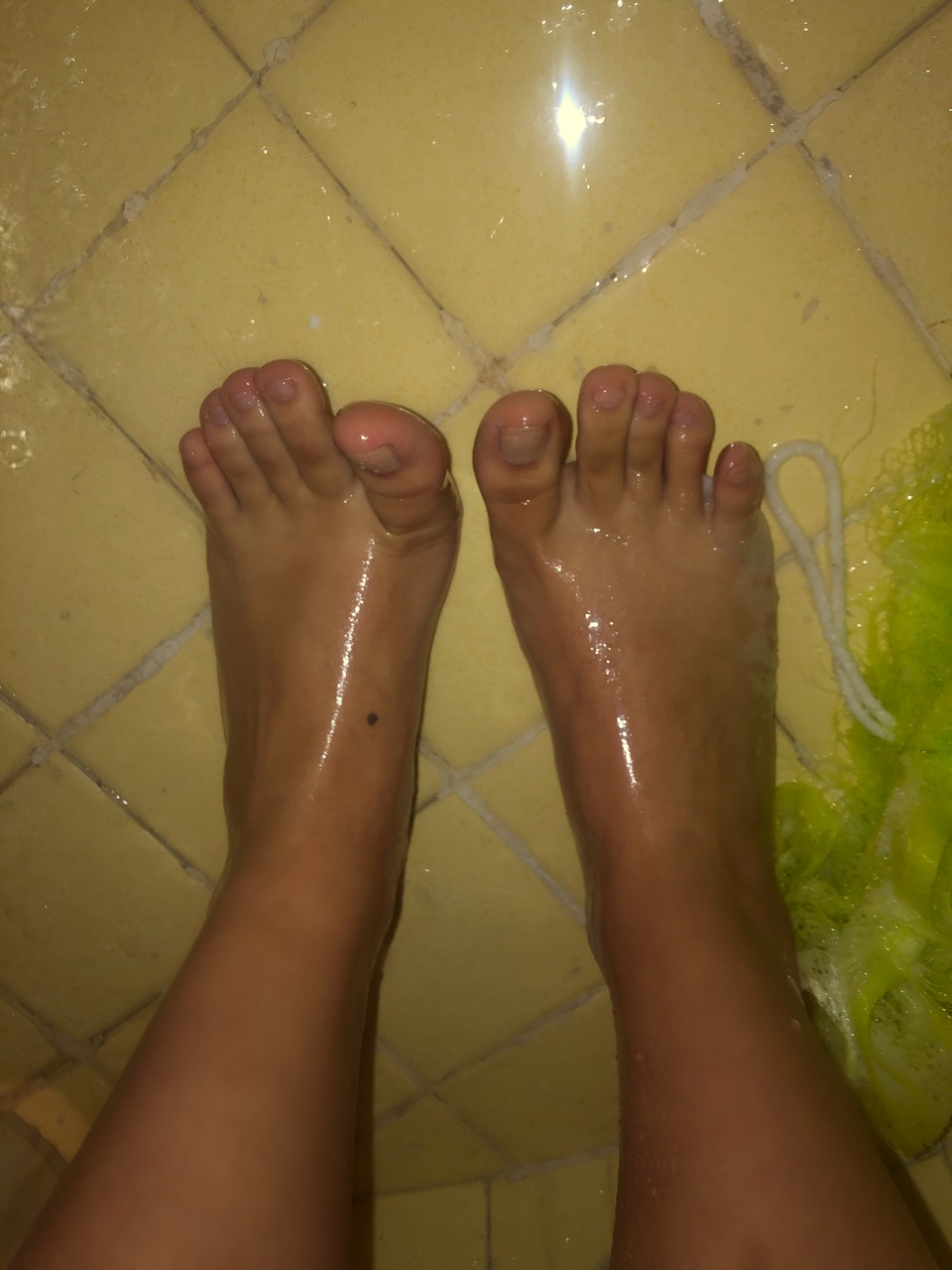 April Hernandez Taking A Shower