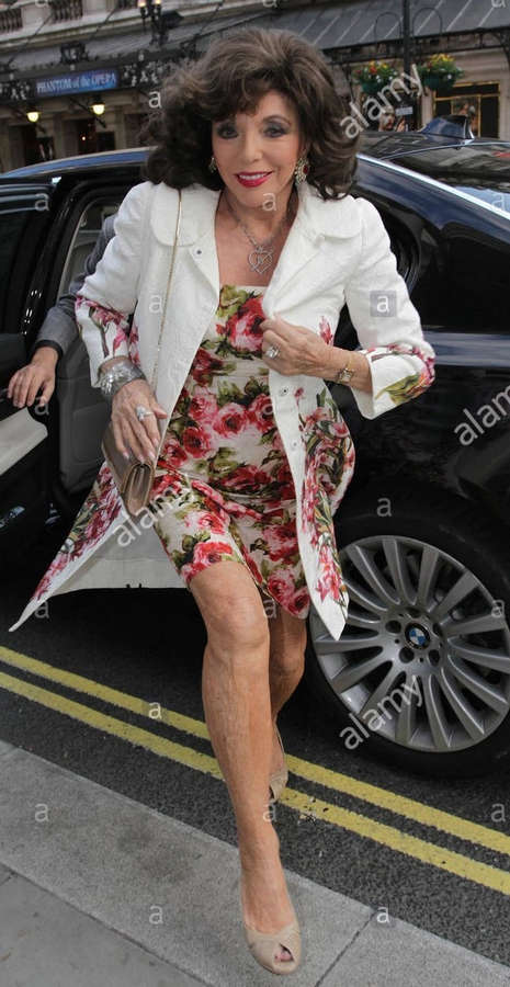 Joan Collins Feet