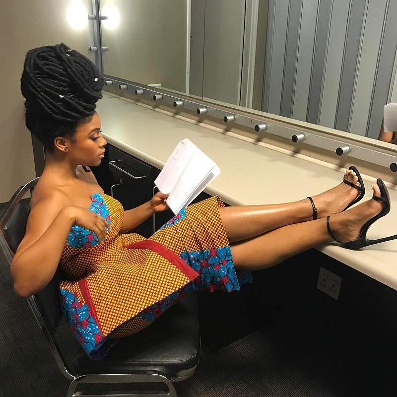 Nomzamo Mbatha Feet