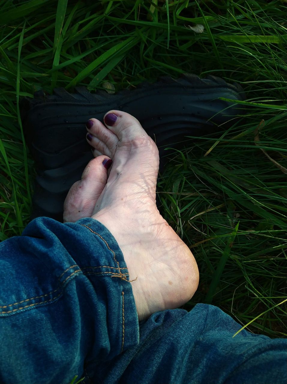 Tiptoes Sexy Feet In Dirty Boots