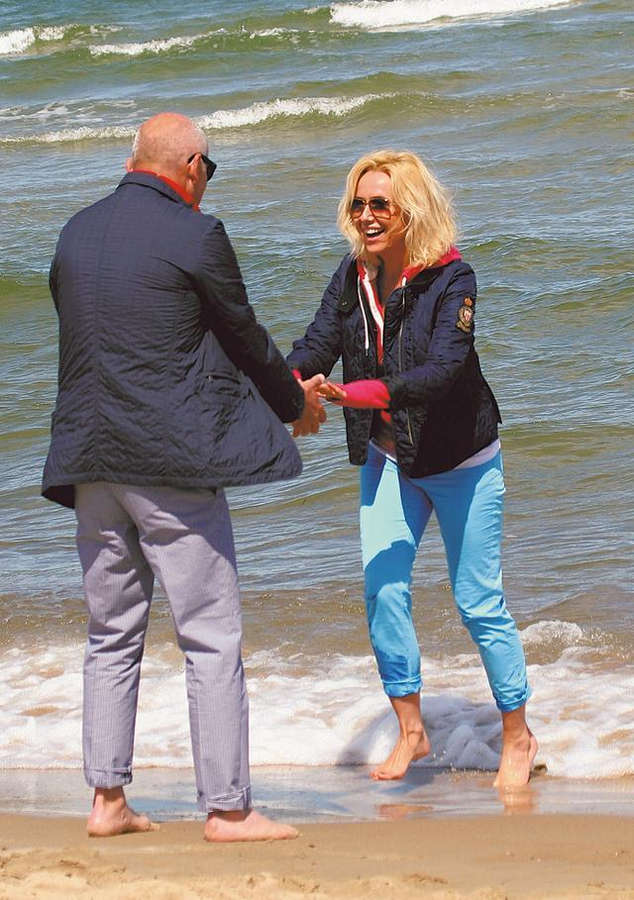 Agata Mlynarska Feet