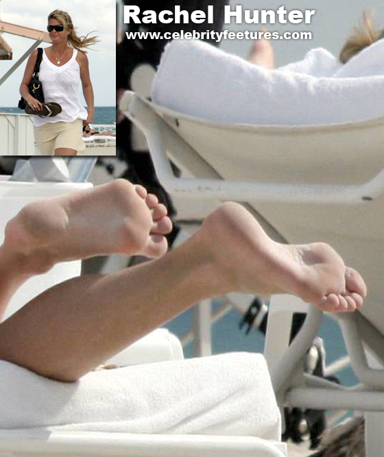 Rachel Hunter Feet