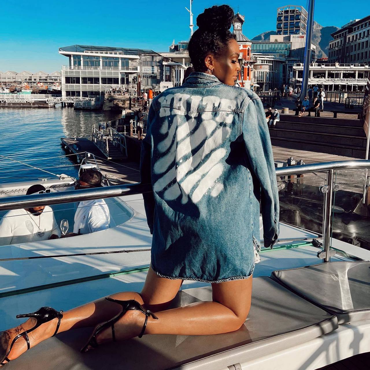 Pearl Thusi Feet