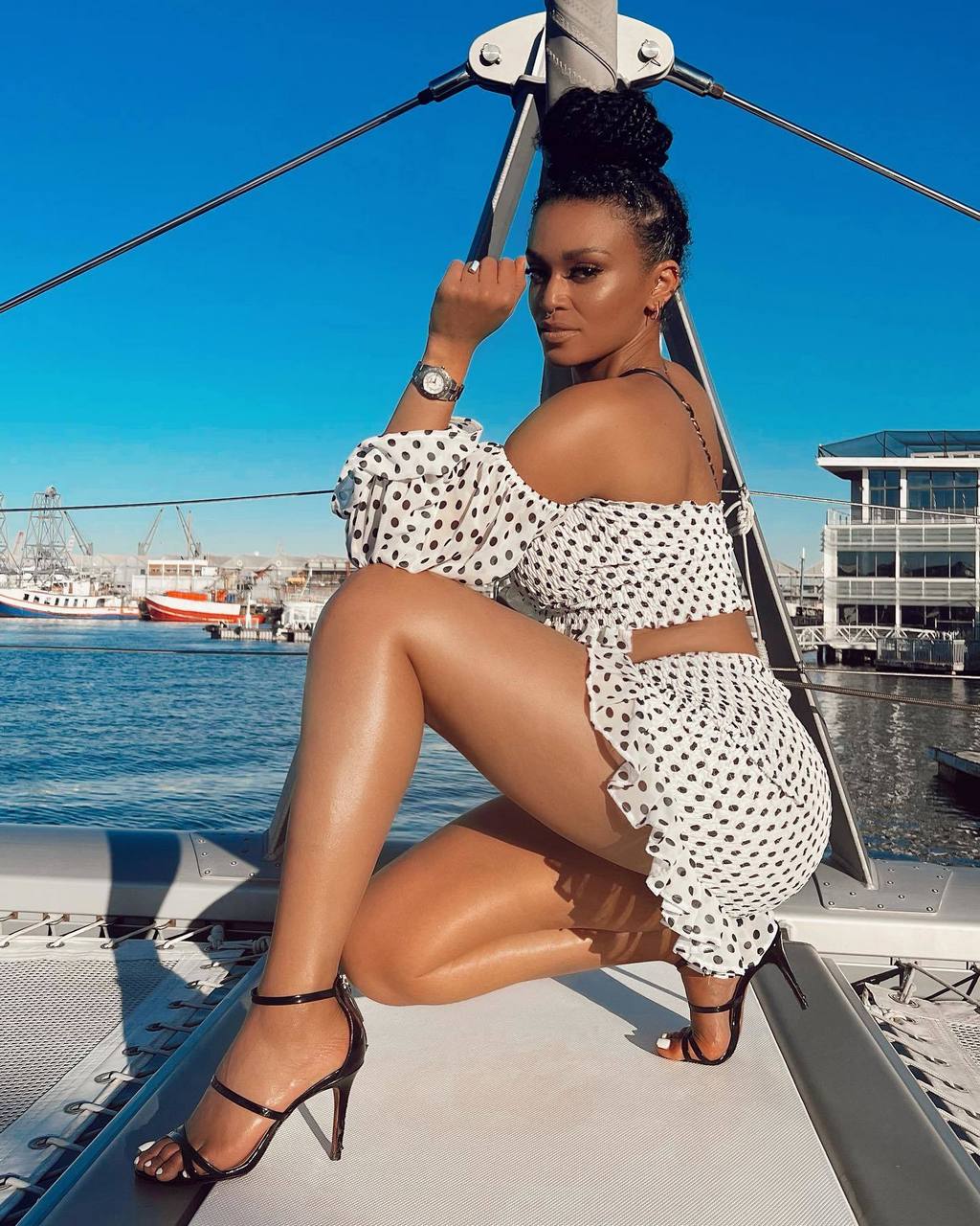 Pearl Thusi Feet