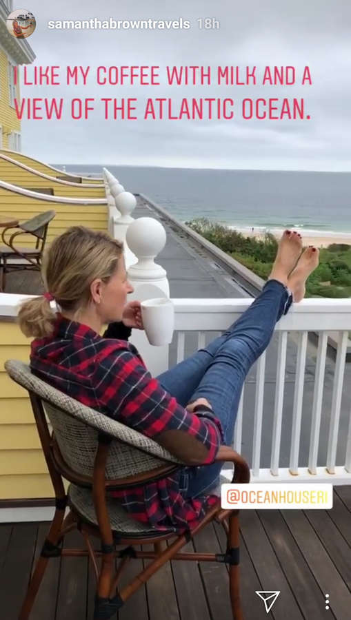 Samantha Brown Feet