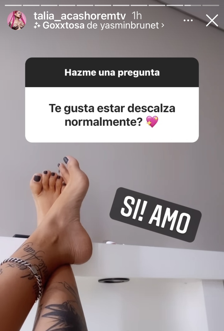 Talia Loaiza Feet